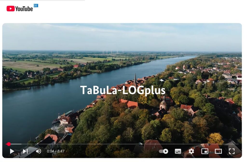 Projekt Tabula-LOGplus: Luftaufnahme von Lauenburg an der Elbe