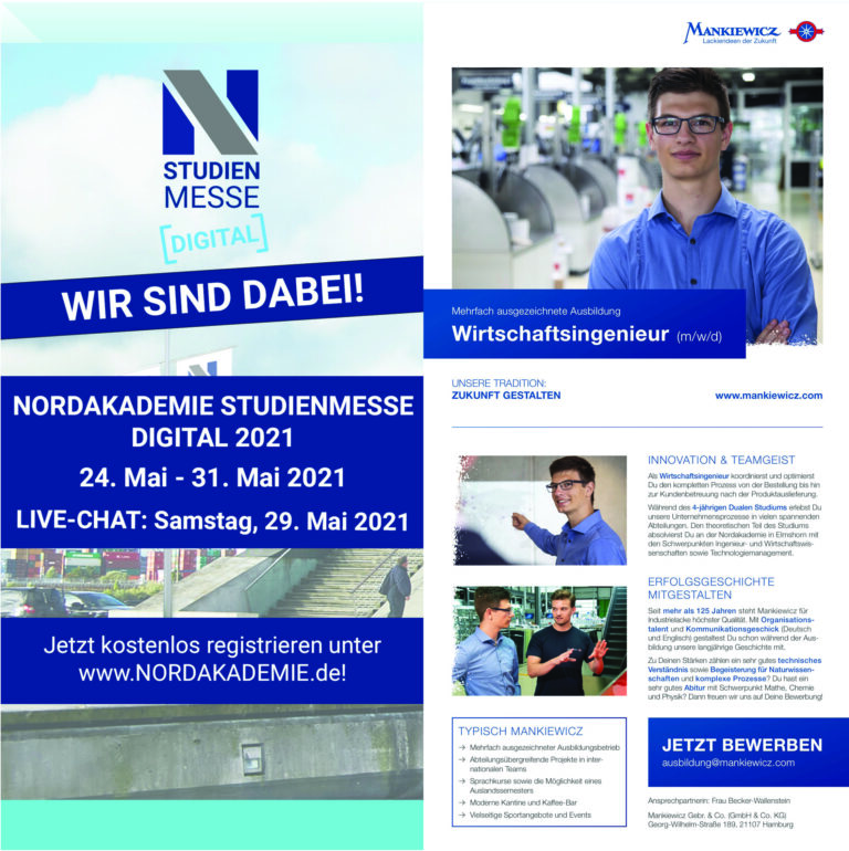 Duales Studium Wirtschaftsingenieurwesen - Nachwuchscampus