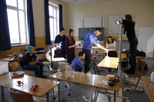 Schüler erstellen Kniffelix Video