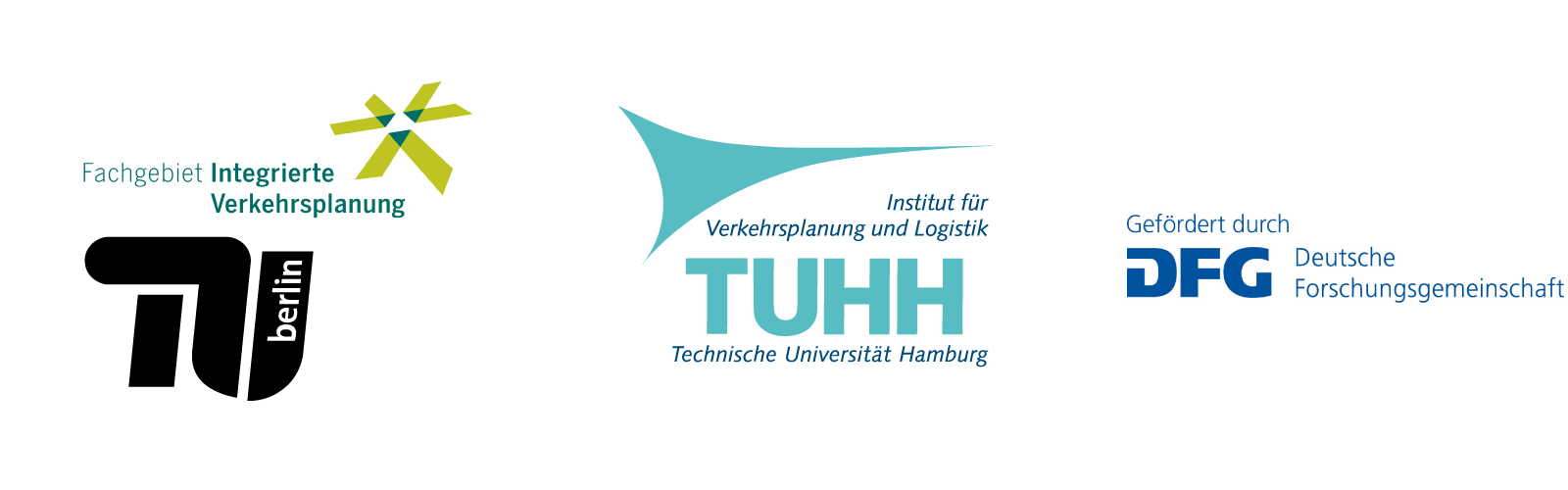 Logos: TU Berlin IVP, TU Hamburg, DFG